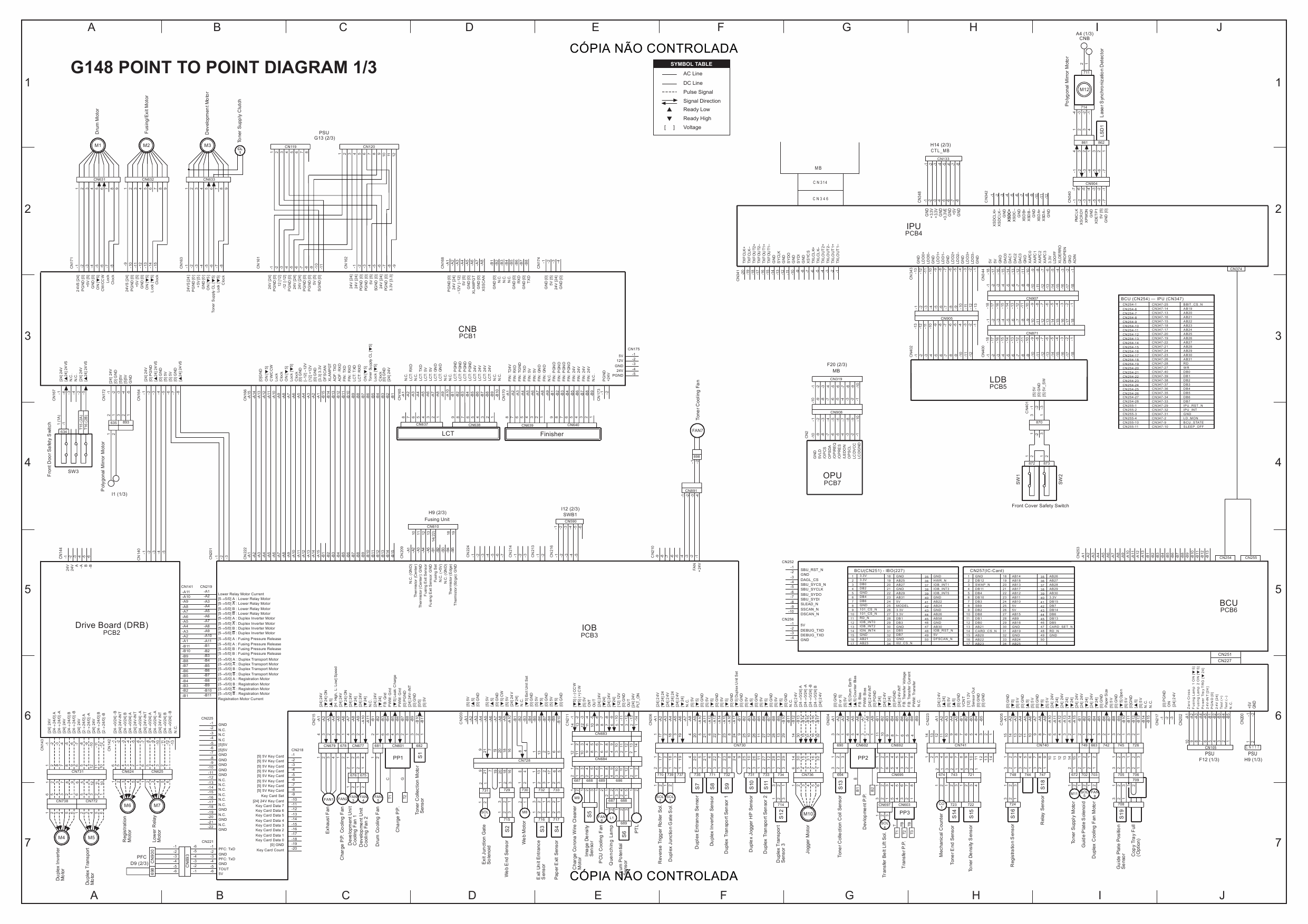 RICOH Aficio SP-9100DN AP900 G126 G148 Circuit Diagram-6